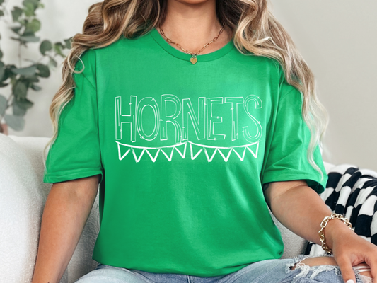 Hornets Pennant Tee  🟢✨