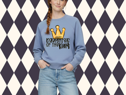Daughter of the King 👑 Sweatshirt - Faith Based Shirt | Christian Spirit Wear | Gospel Wear