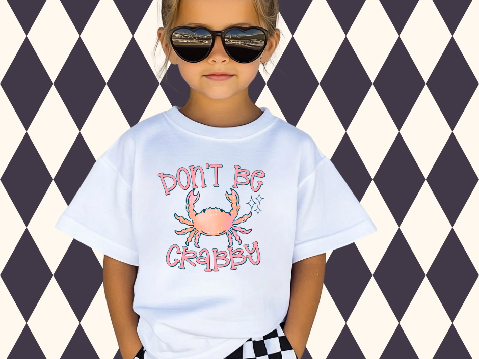 Don't Be Crabby T-Shirt | Youth • Adult | Coastal Vacation Apparel