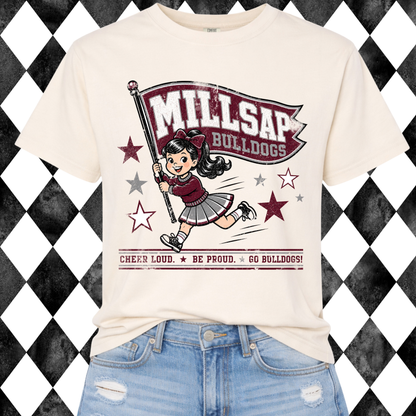 Retro Rally Mascot Graphic Tee