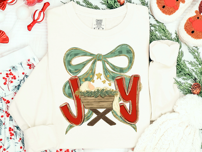 Joy to the World Nativity T-Shirt or Sweatshirt