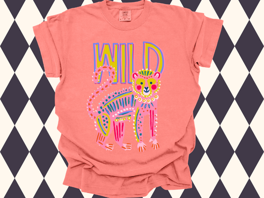 Wild Monkey T-Shirt  | Adult • Youth Sizes Available
