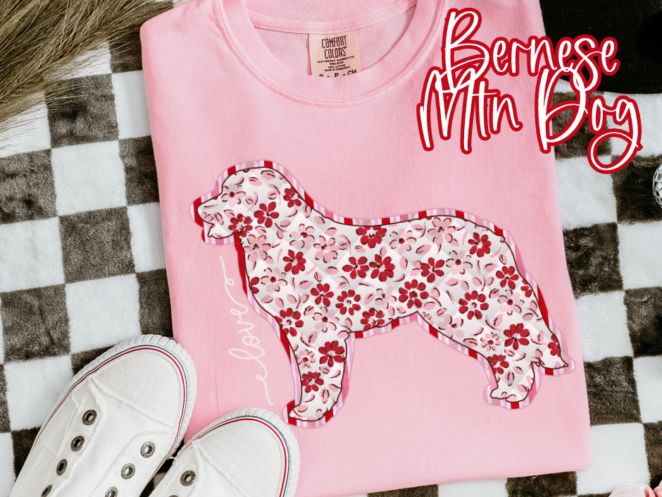 Blooming Best Friend T-shirt • Sweatshirt | Over 130 Dog Breeds Available