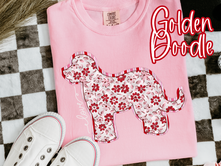 Blooming Best Friend T-shirt • Sweatshirt | Over 130 Dog Breeds Available