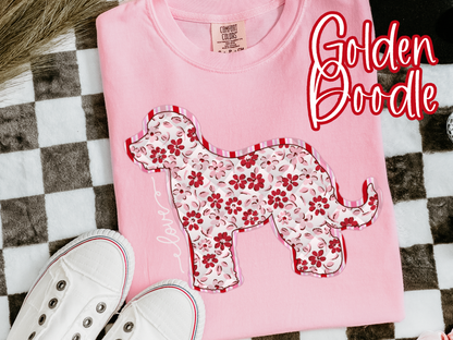 Blooming Best Friend T-shirt • Sweatshirt | Over 130 Dog Breeds Available