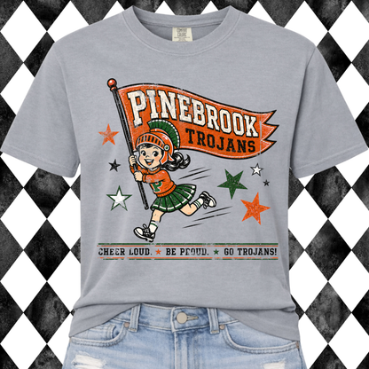 Retro Rally Mascot Graphic Tee