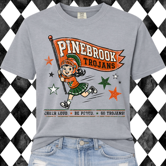 Retro Rally Mascot Graphic Tee