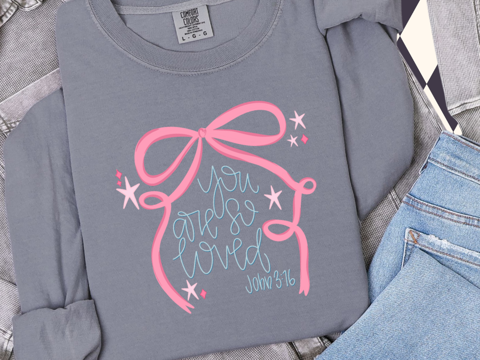 So Loved John 3:16 T-Shirt • Sweatshirt - Faith Based Shirt | Christian Spirit Wear | Bible Verse T-Shirt