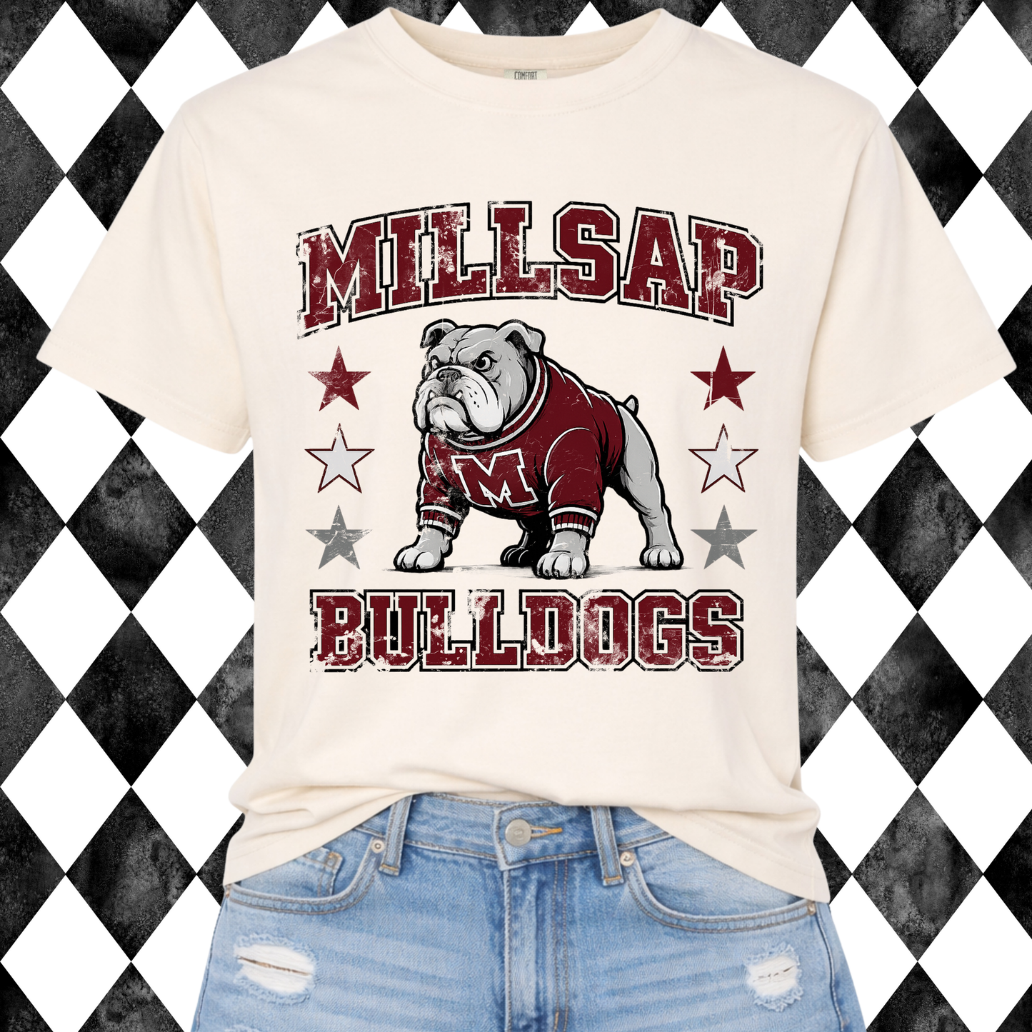 Retro All-Star Mascot Graphic Tee