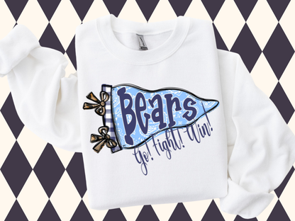 The Preppy Paisley Pennant T-Shirt • Sweatshirt | Any Mascot • Any Color | Youth • Adult Sizes