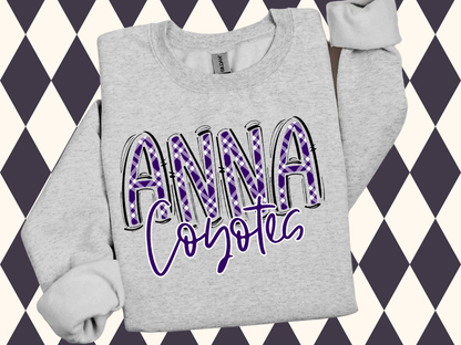 Perfectly Preppy Plaid T-Shirt • Sweatshirt | Any Town/Team/School • Any Color