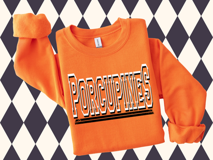 Game Day Block T-Shirt- Sweatshirt | Most Mascots Available