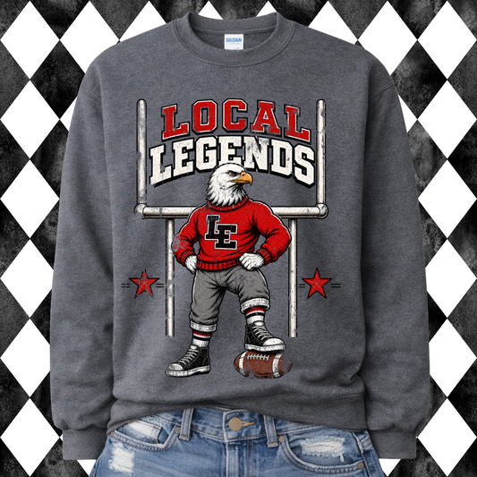 Retro Local Legends Sweatshirt | Any Mascot • Any Color