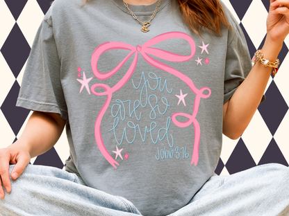 So Loved John 3:16 T-Shirt • Sweatshirt - Faith Based Shirt | Christian Spirit Wear | Bible Verse T-Shirt