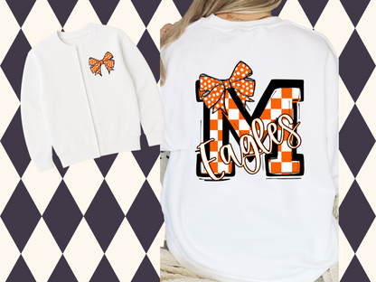 So Sporty Sideline Raw Split Cardigan | Any Color • Any Team • Any Mascot