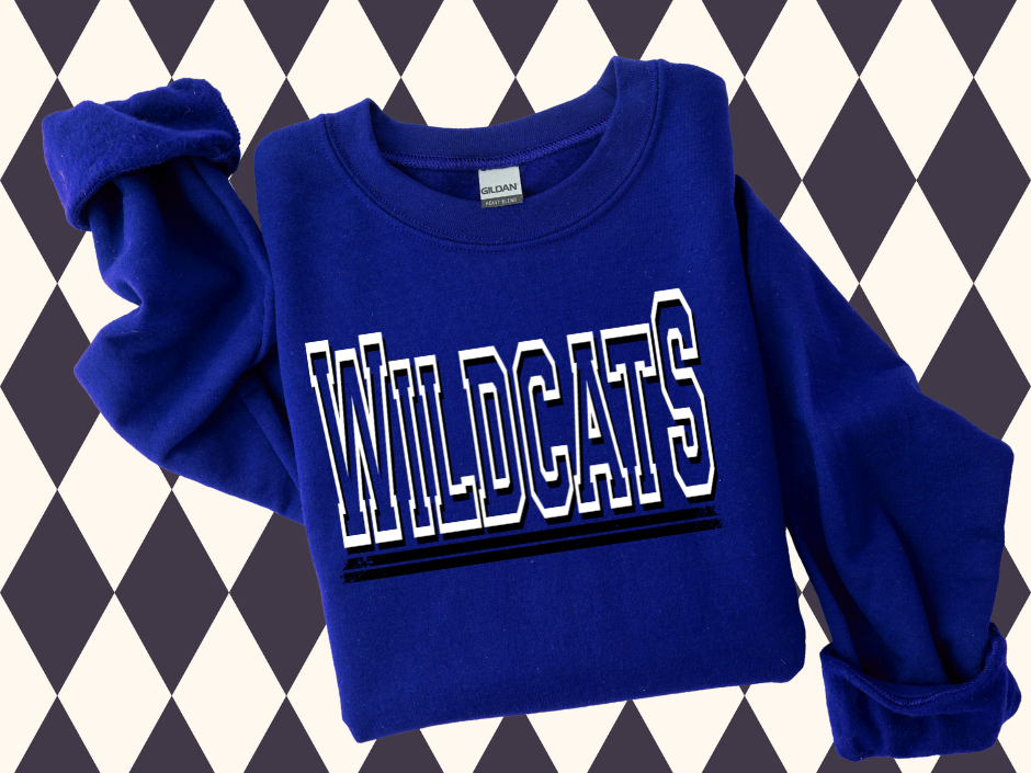 Game Day Block T-Shirt- Sweatshirt | Most Mascots Available