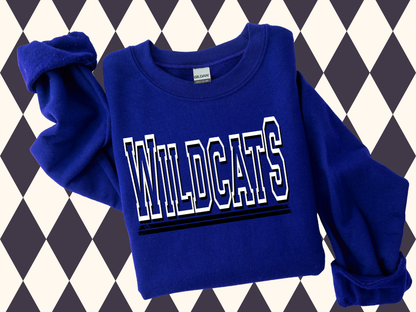 Game Day Block T-Shirt- Sweatshirt | Most Mascots Available