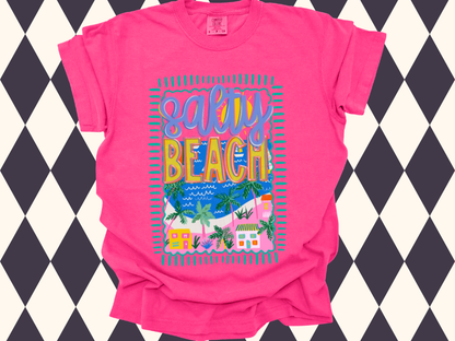 Salty Beach T-Shirt  | Adult • Youth Sizes Available