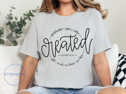 ✨ Created – Esther 4:14 Long Sleeve Tee ✨