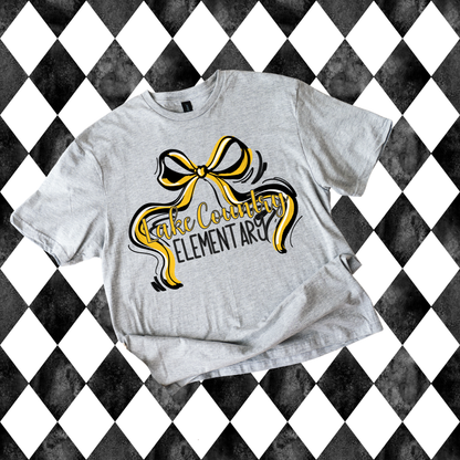 Flowy Bow Spirit Sweatshirt or T-Shirt | Any School/Team/Mascot • Any Color