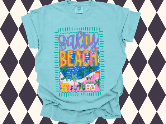 Salty Beach T-Shirt  | Adult • Youth Sizes Available