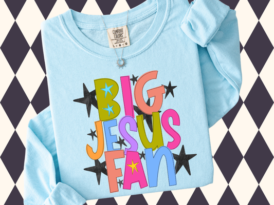 Big Jesus Fan T-Shirt • Faith Based Shirt | Christian Spirit Wear