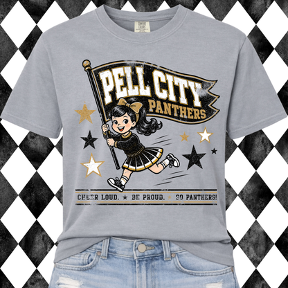 Retro Rally Mascot Graphic Tee