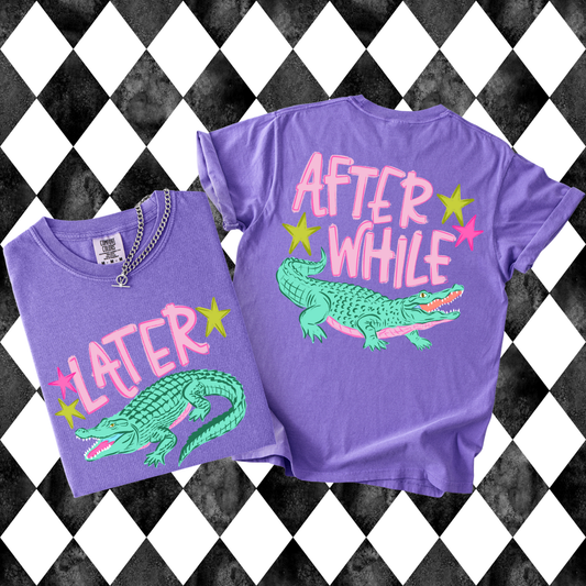 The Bayou Banter Double-Sided Tee | Later Gator • After While Crocodile | Youth • Adult Sizes Available