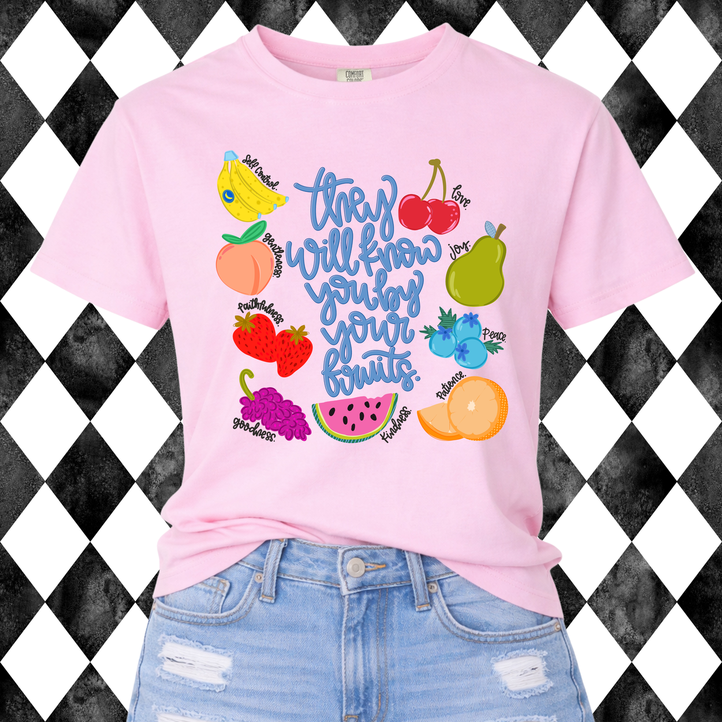 They Will Know You By Your Fruits|Fruits of the Spirit T-Shirt (Short-Sleeved • Long-Sleeved)