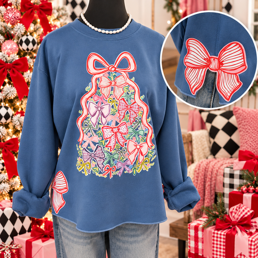 All Wrapped Up Side-Bow Sweatshirt