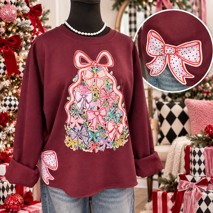 All Wrapped Up Side-Bow Sweatshirt