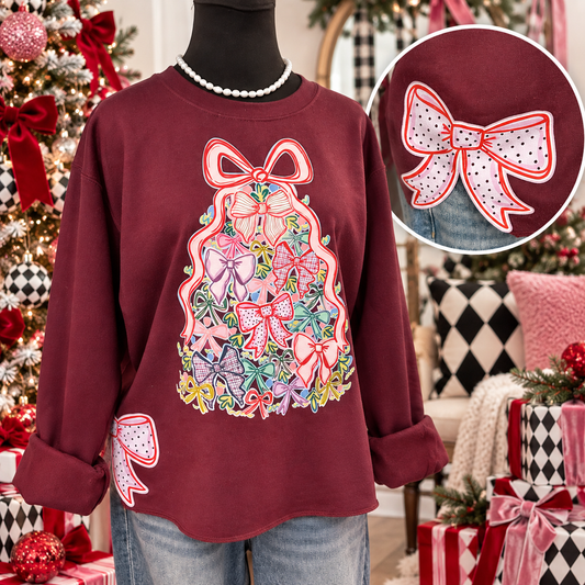 All Wrapped Up Side-Bow Sweatshirt