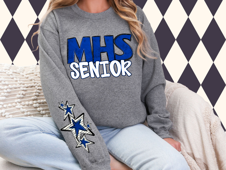 Classic Star Sleeve Spirit T-Shirt • Sweatshirt