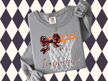 Nothin' But Net . . . and a Bow T-Shirt | Any Mascot • Any Color