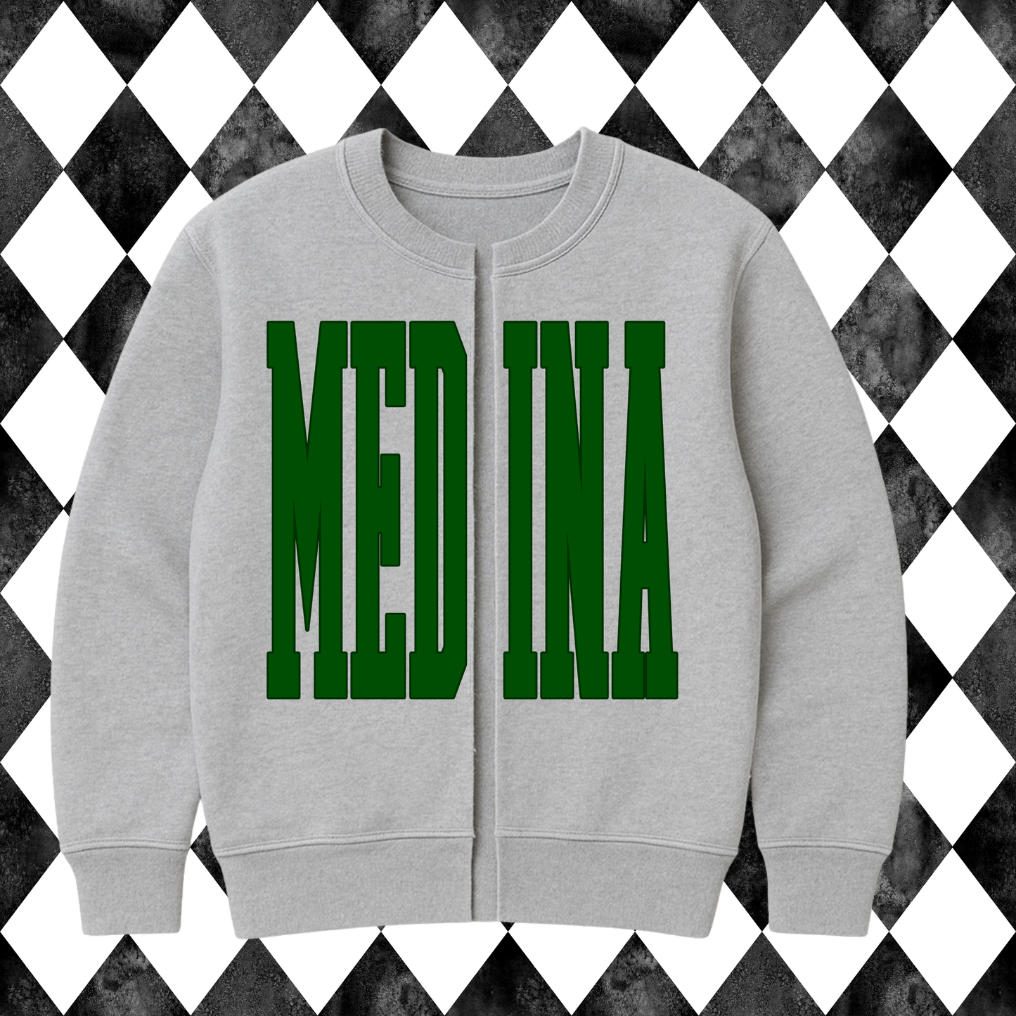 Team Spirit Sideline Raw Split Cardigan Sweatshirt | Any Mascot • Any Color