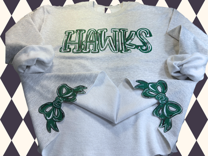Triple Play Side-Bow Sweatshirt | Any Mascot • Any Color