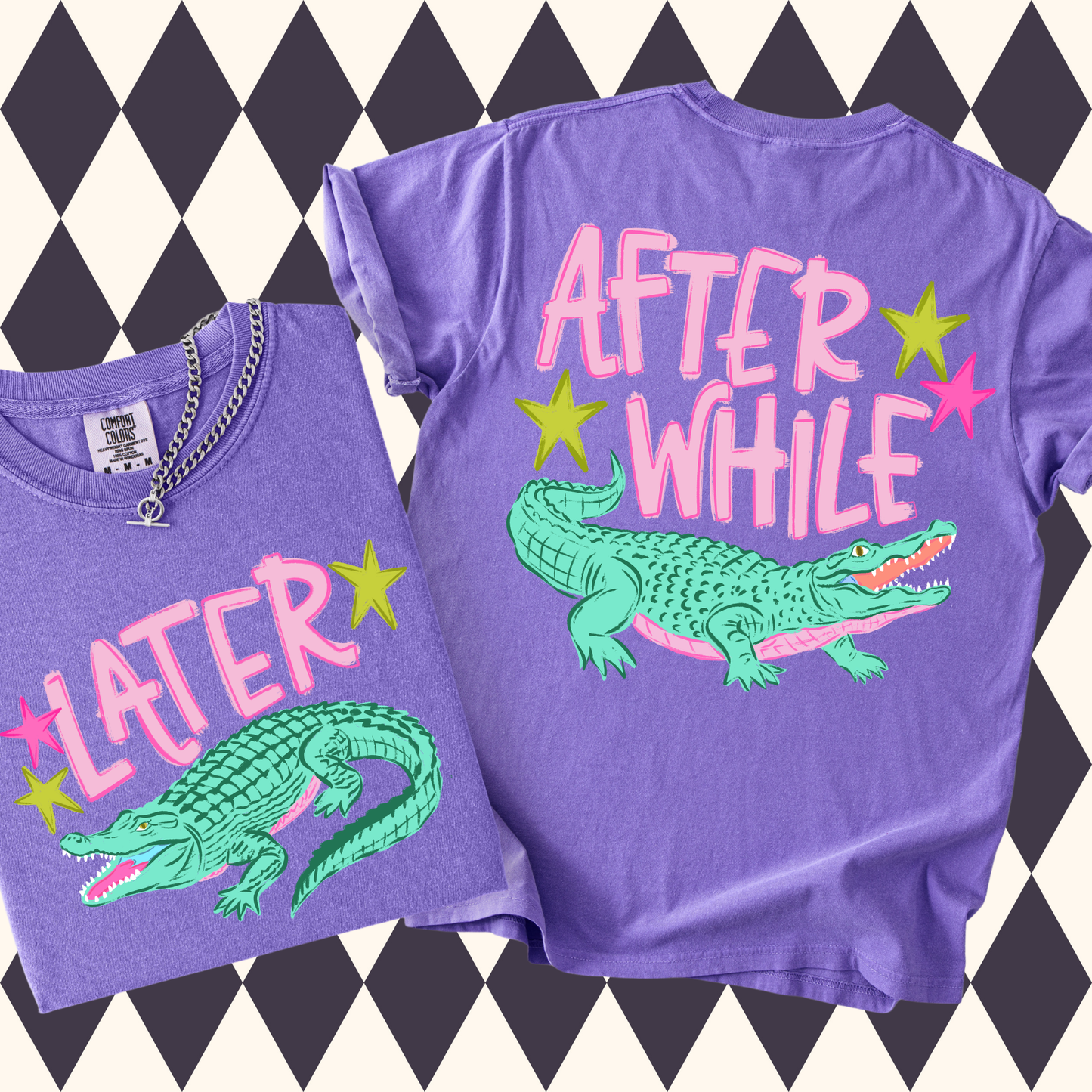 The Bayou Banter Double-Sided Tee | Later Gator • After While Crocodile | Youth • Adult Sizes Available