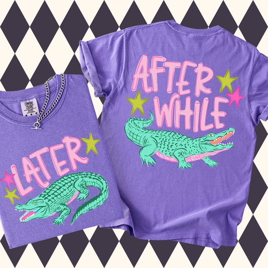 The Bayou Banter Double-Sided Tee | Later Gator • After While Crocodile | Youth • Adult Sizes Available