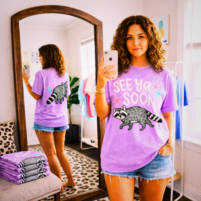 See Ya Soon Raccoon T-Shirt