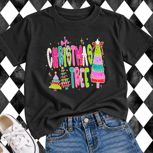 Oh Christmas Tree kids t-shirt - Black