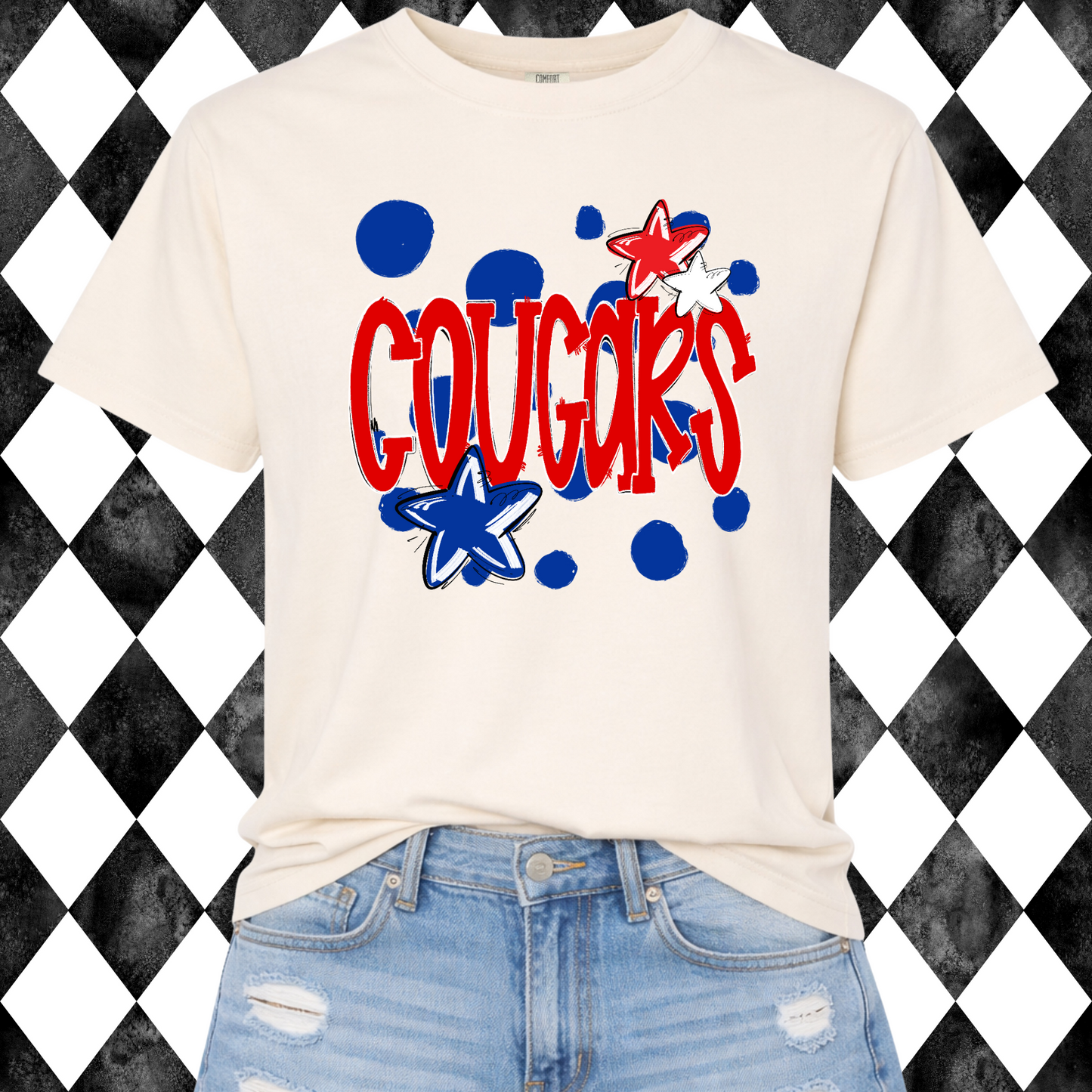 Stars, Dots & Mascots T-Shirt